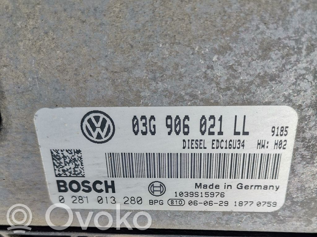 Seat Leon (1P) Centralina/modulo del motore 
