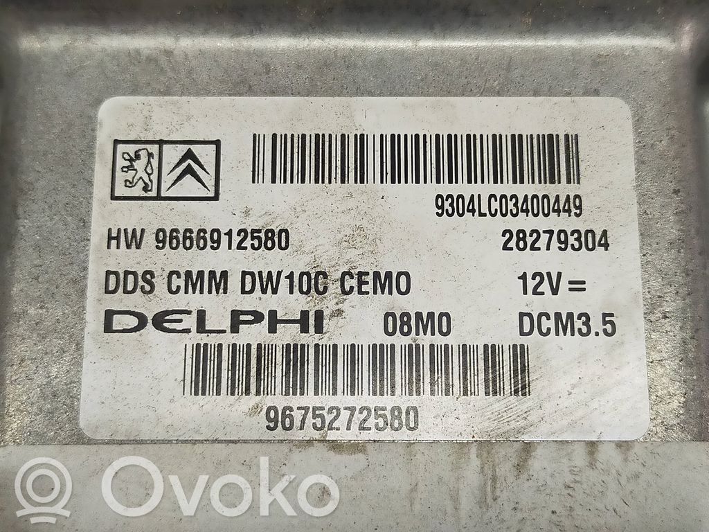 Citroen C4 II Sterownik / Moduł ECU 