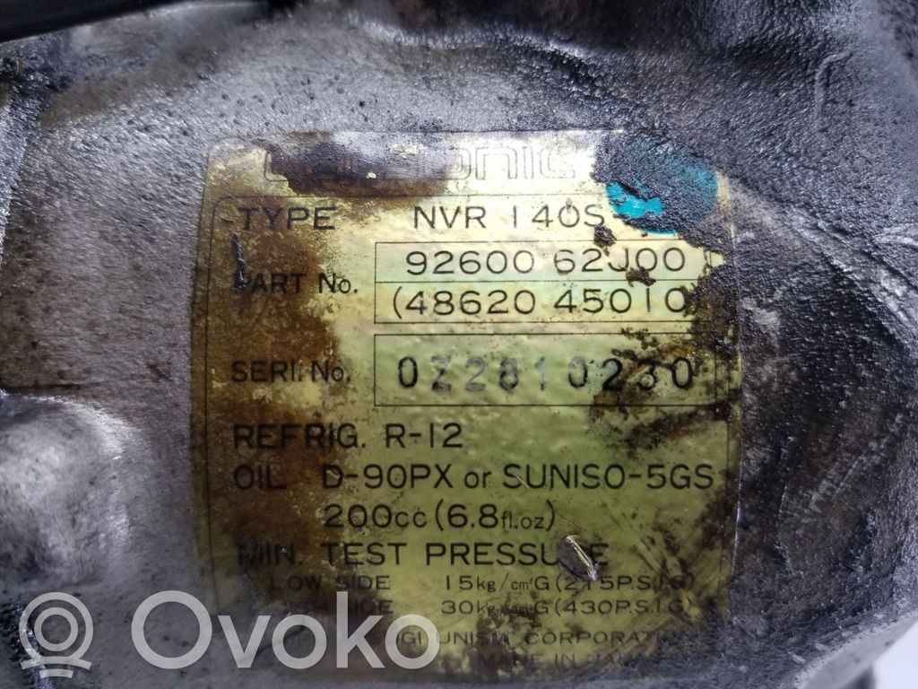 Nissan Primera Compresor (pompă) aer condiționat (A/C) 