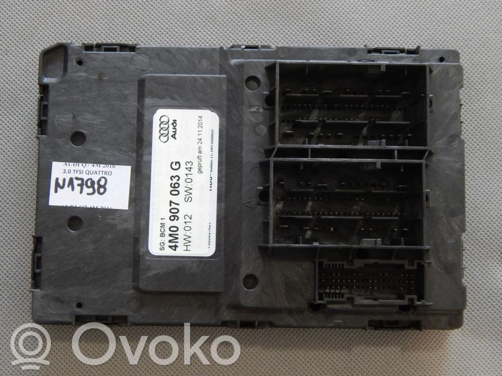 Audi Q7 4M Sonstige Steuergeräte / Module 