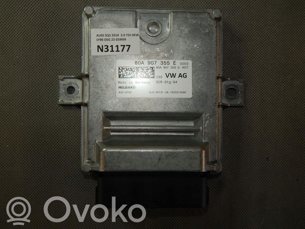 Audi Q5 SQ5 FY Reducing agents exhaust control unit 
