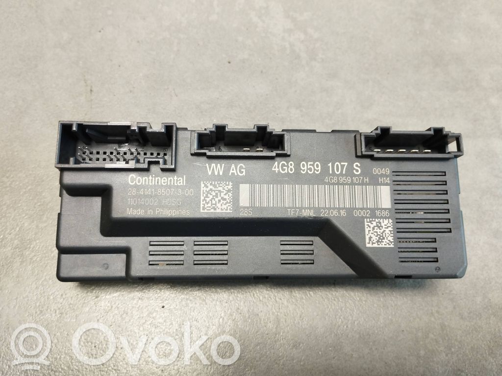 Audi A7 S7 4G Tailgate/trunk control unit/module 