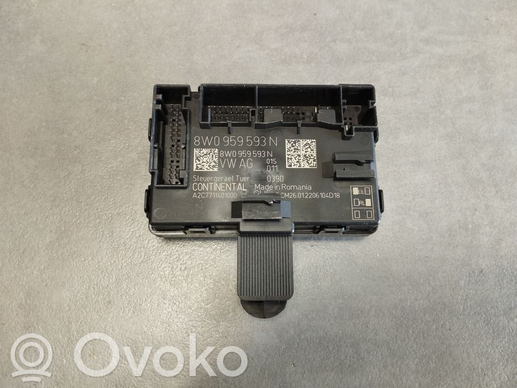 Audi A4 S4 B9 8W Unité de commande module de porte 