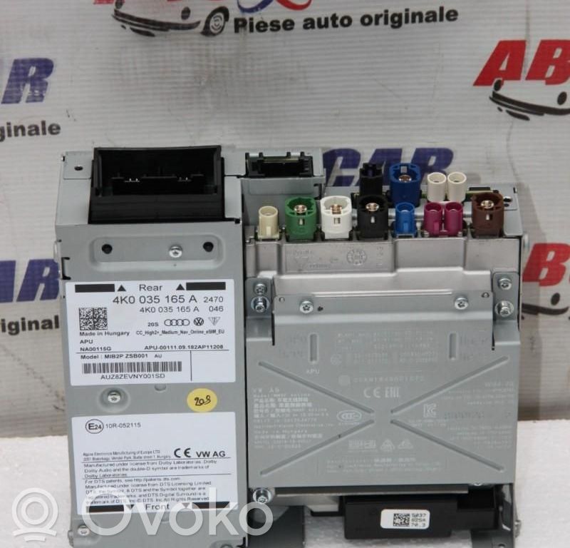 Audi A6 S6 C8 4K Navigation unit CD/DVD player 