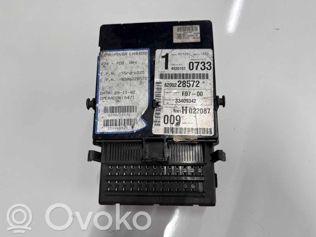 Módulo de fusible   8200004201E,33409342,55FCF6525,8200228572