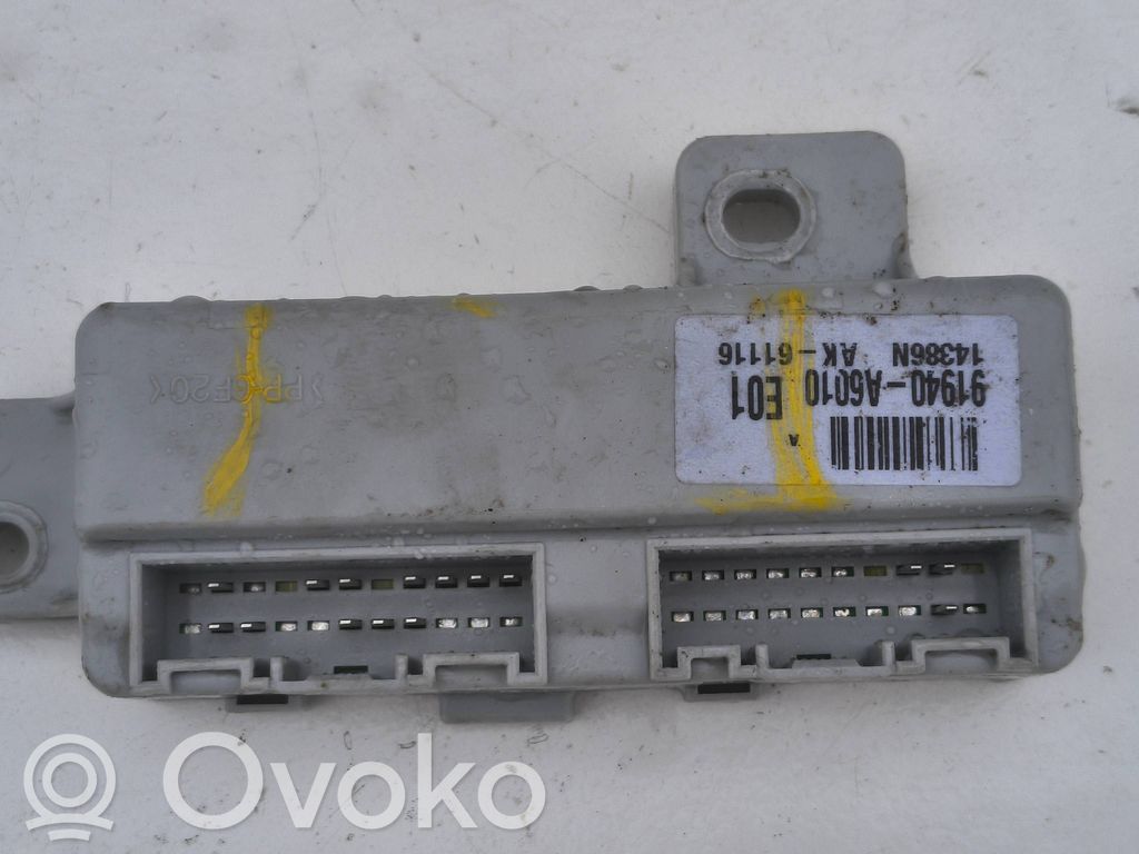 Other control units/modules   91940A6010