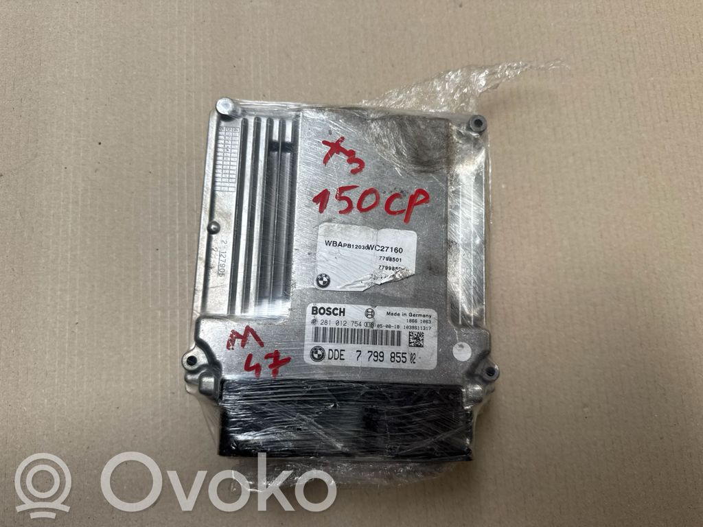 Engine control unit/module   0281012754,1039S11317,7799855