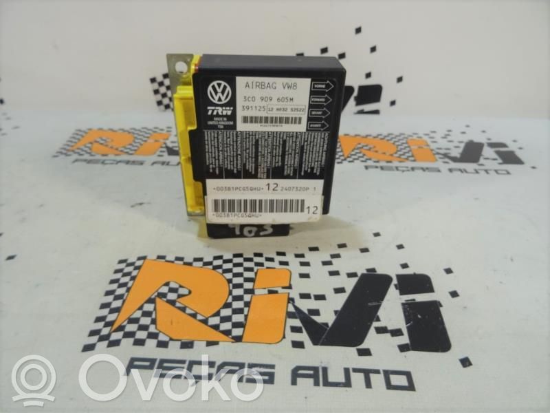 Airbag control unit/module   3C0909605M,12H032S2522,391125,3C0909605M