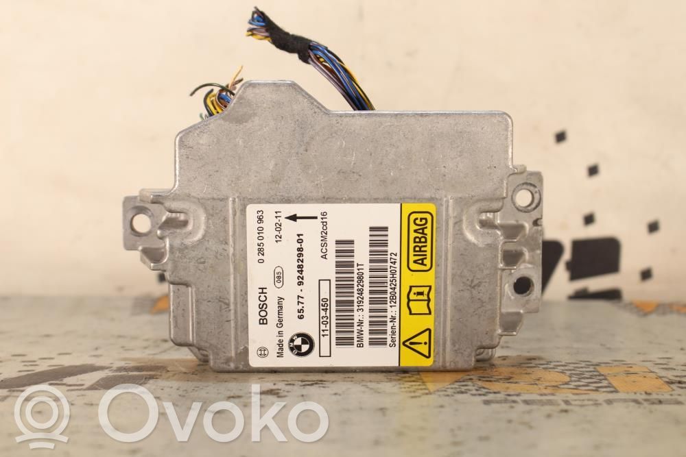 BMW 1 E82 E88 Unitate/modul de comandă airbaguri 
