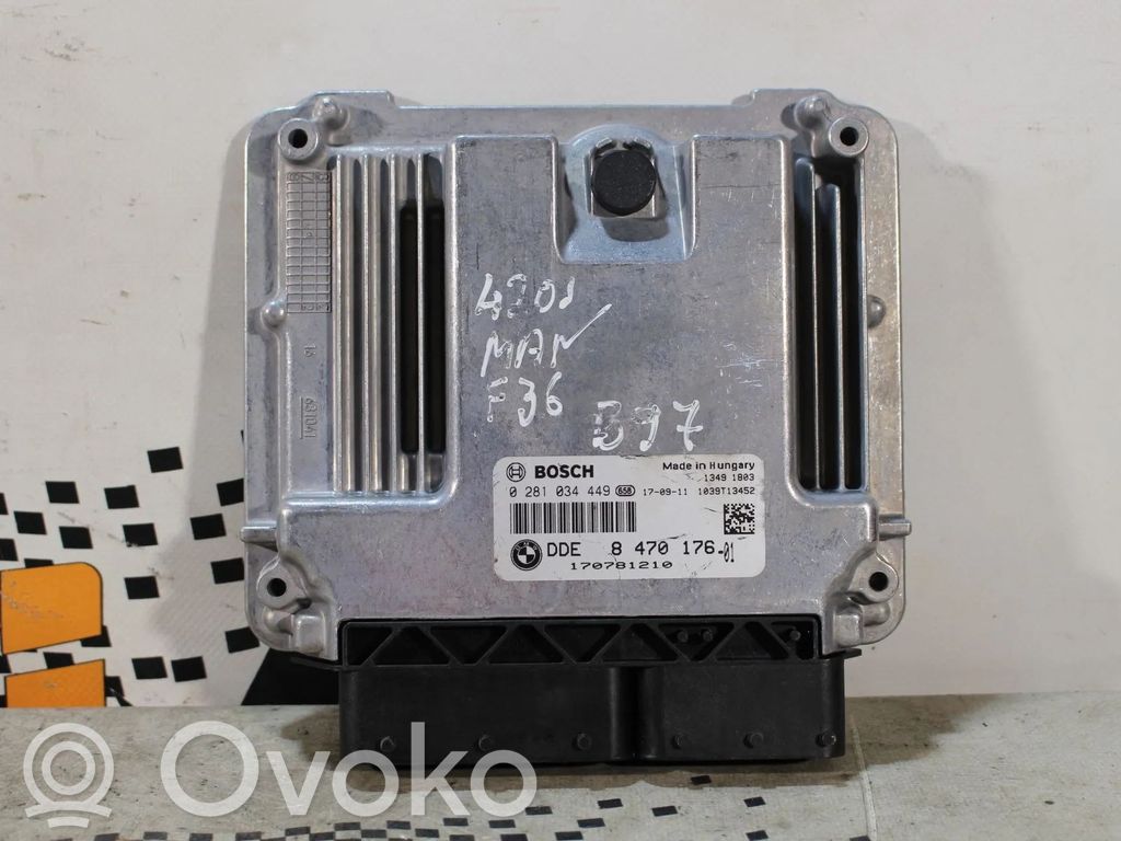 Engine control unit/module   8470176,0281034449,1039T13452,20D