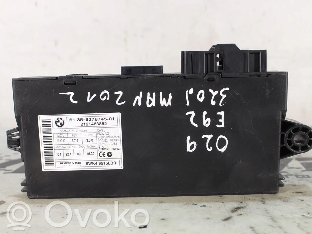Altre centraline/moduli   9278745,5WK49515LBR,61359278745,SERIE1E81,SERIE3E90,X1E84