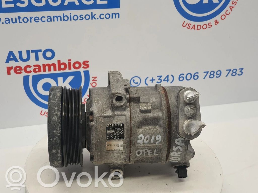 Air conditioning (A/C) compressor (pump)   39006353,6353U,GE4471506961