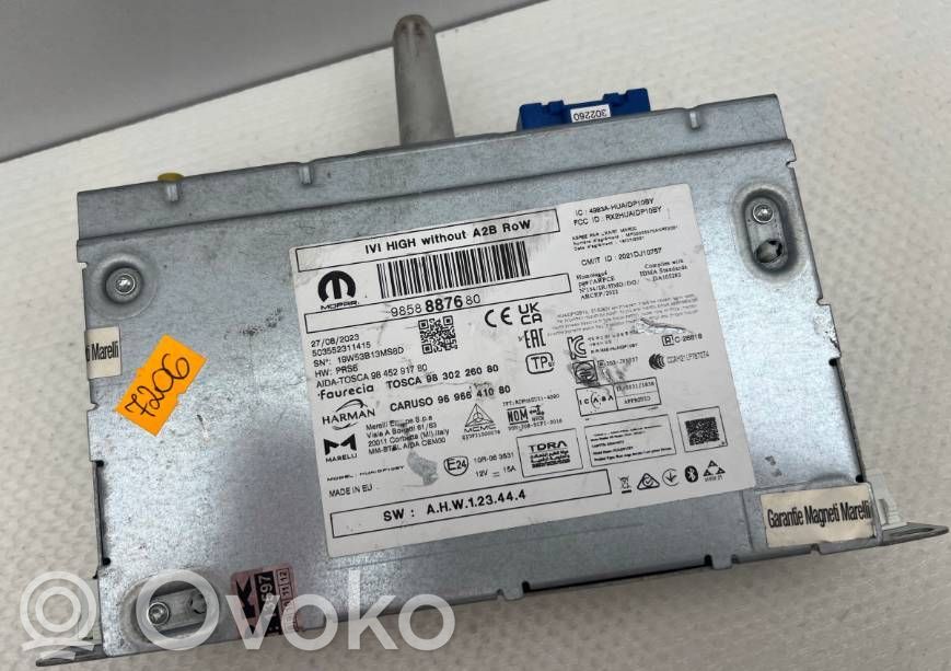 Citroen C4 III e-C4 GPS navigation control unit/module 
