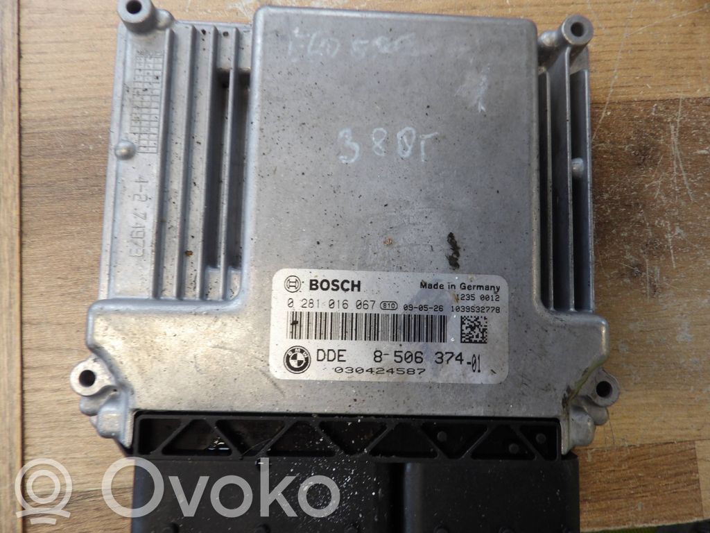Sterownik / Moduł ECU   8506374,0281016067,030424587