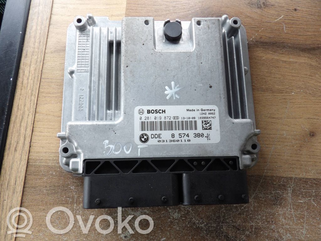 BMW 5 F10 F11 Unitate/modul de control motor 