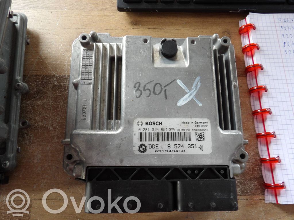BMW X1 E84 Unité de commande, module ECU de moteur 