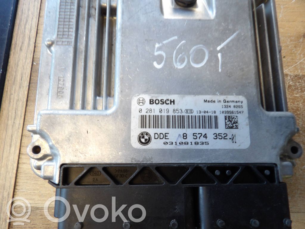 Unité de commande, module ECU de moteur   8574352,0281019853,031081835