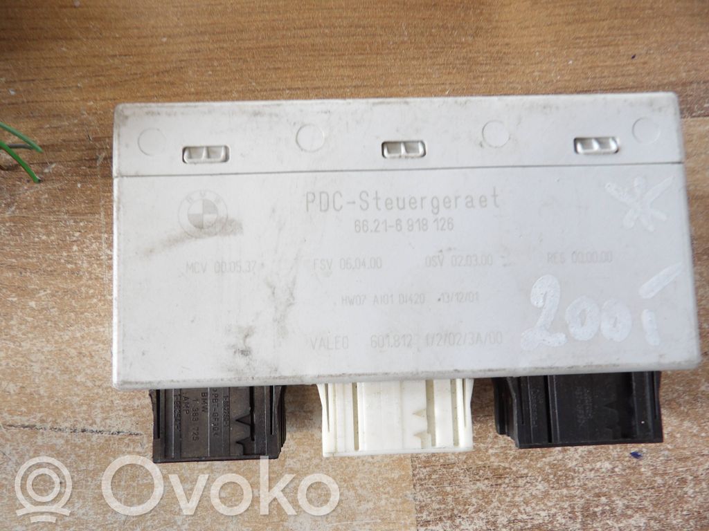 BMW 7 E65 E66 Pysäköintitutkan (PCD) ohjainlaite/moduuli 