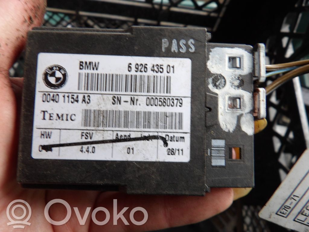 Module de commande de siège   6926435,000580379,00401154A3,00401154A
