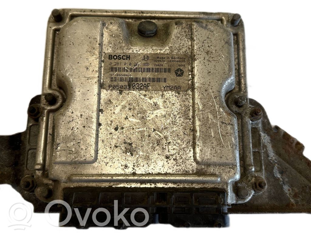 Engine control unit/module   0281010292,P05033032AF