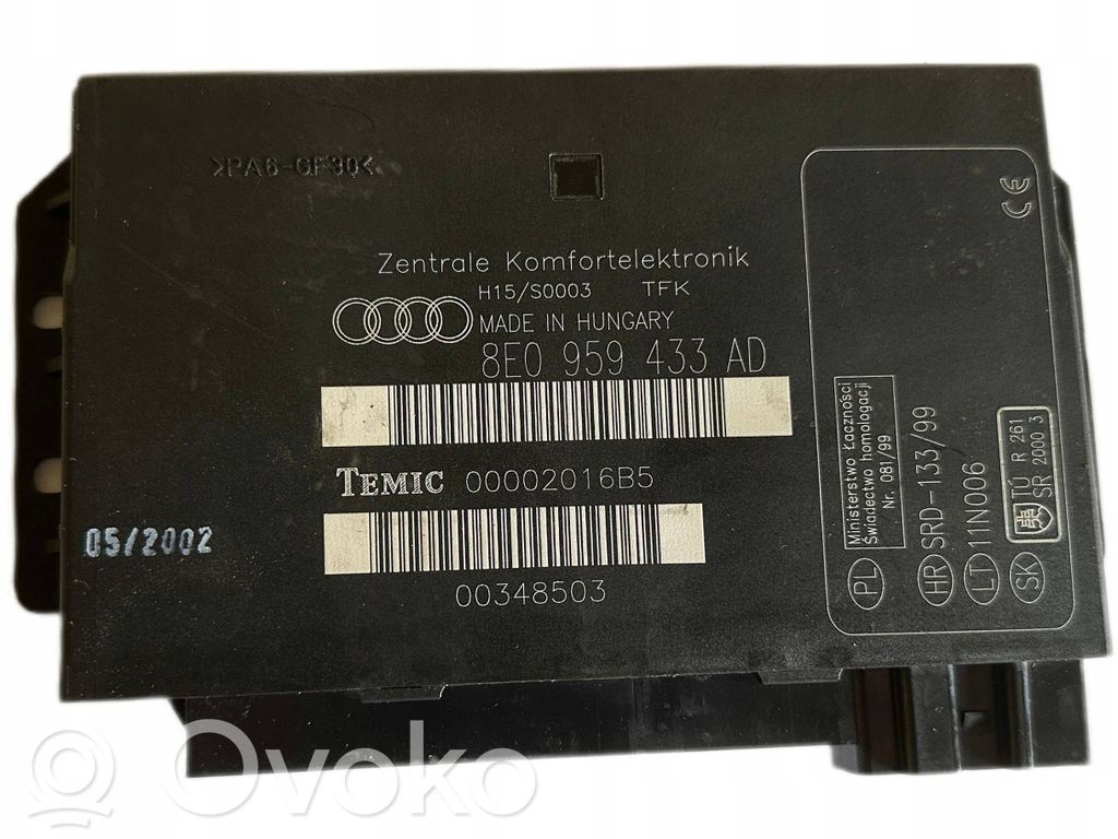 Mukavuusmoduuli   8E0959433AD