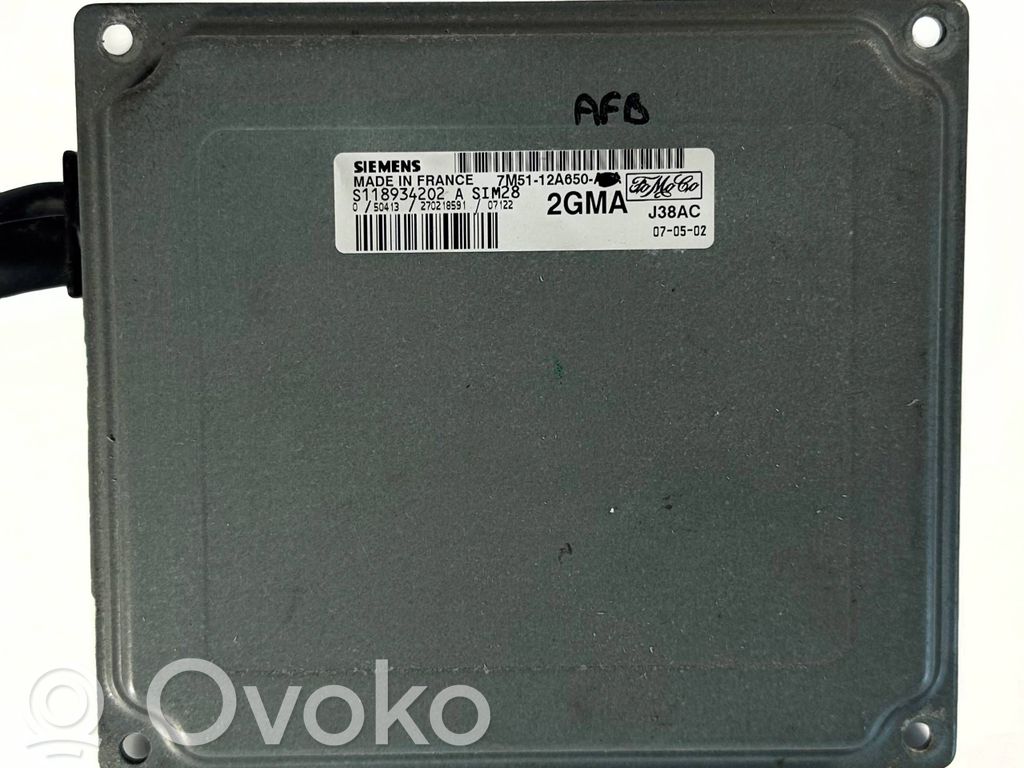 Ford Focus Unitate/modul de control motor 
