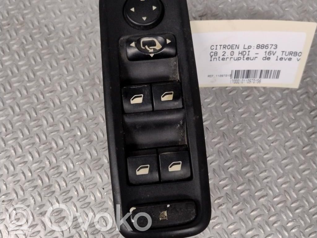 Citroen C8 Electric window control switch 