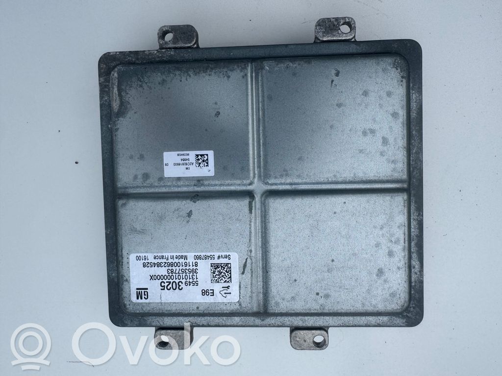Opel Astra K Engine control unit/module 