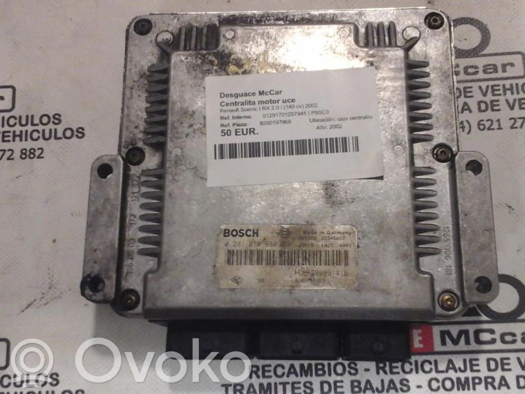 Engine control unit/module   8200197968,H0M8200091416,H0M8200091416