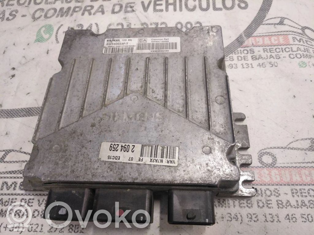 Peugeot 307 Engine control unit/module 