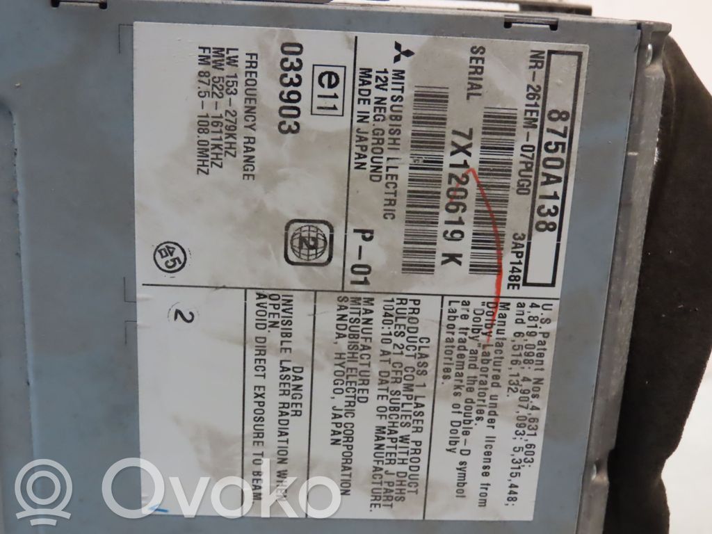 Peugeot 4007 Monitor / wyświetlacz / ekran 