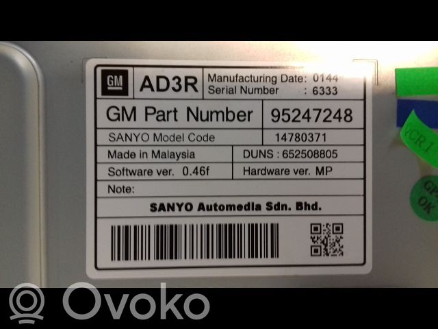 Opel Astra J Screen/display/small screen 