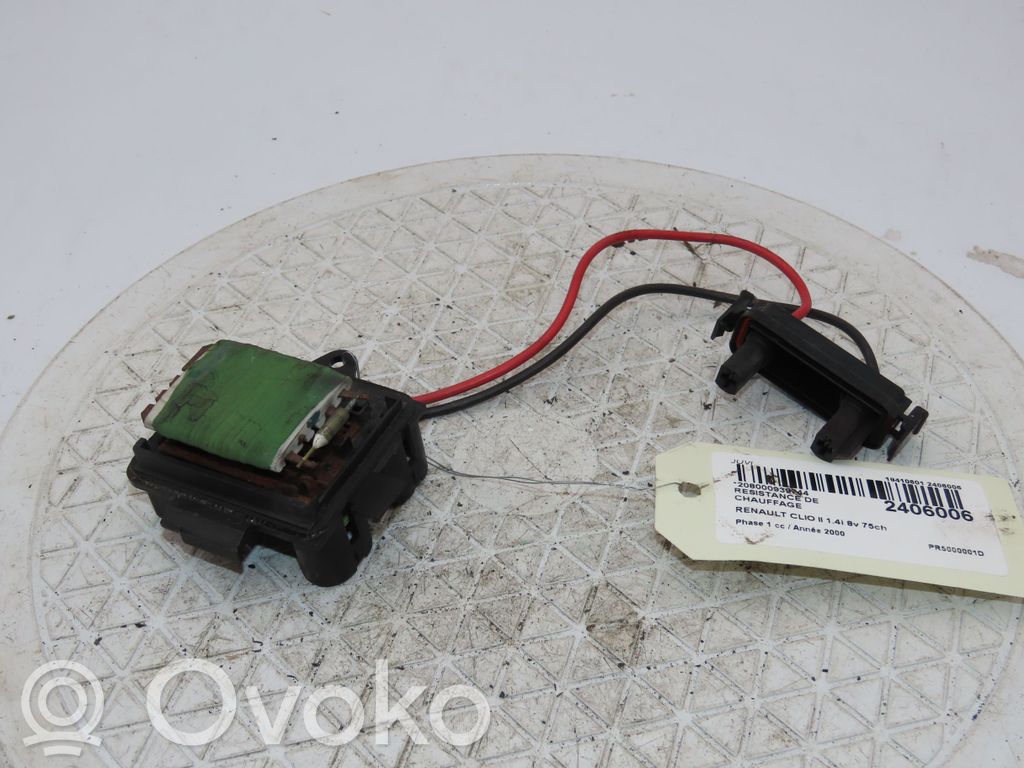 Renault Clio II Motor aerotermă/rezistor ventilator 