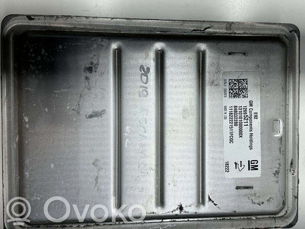 Engine control unit/module   848032280,12695211,1310101000000X
