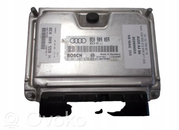 Engine control unit/module ECU   8E0909559H,0261207579,8E0909059,8E0909559H