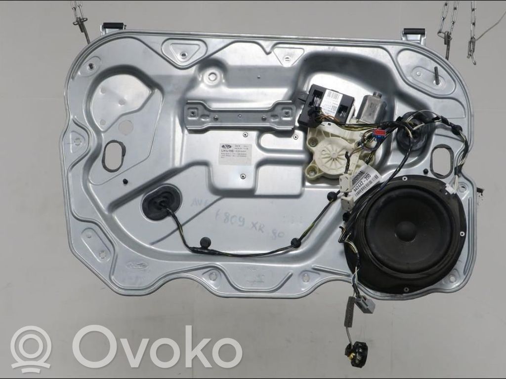 Front door window regulator with motor