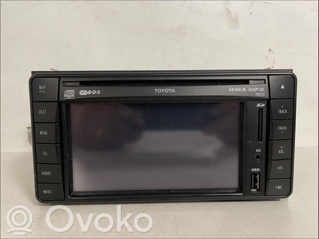 Toyota Auris 150 Panel / Radioodtwarzacz CD/DVD/GPS 
