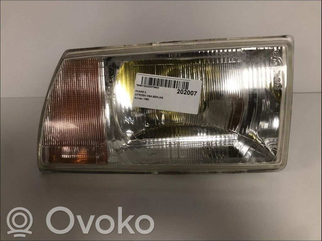Citroen Visa Scheinwerfer 