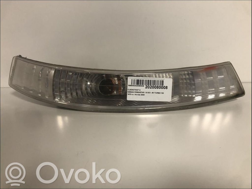Nissan Primastar Front fender indicator light 