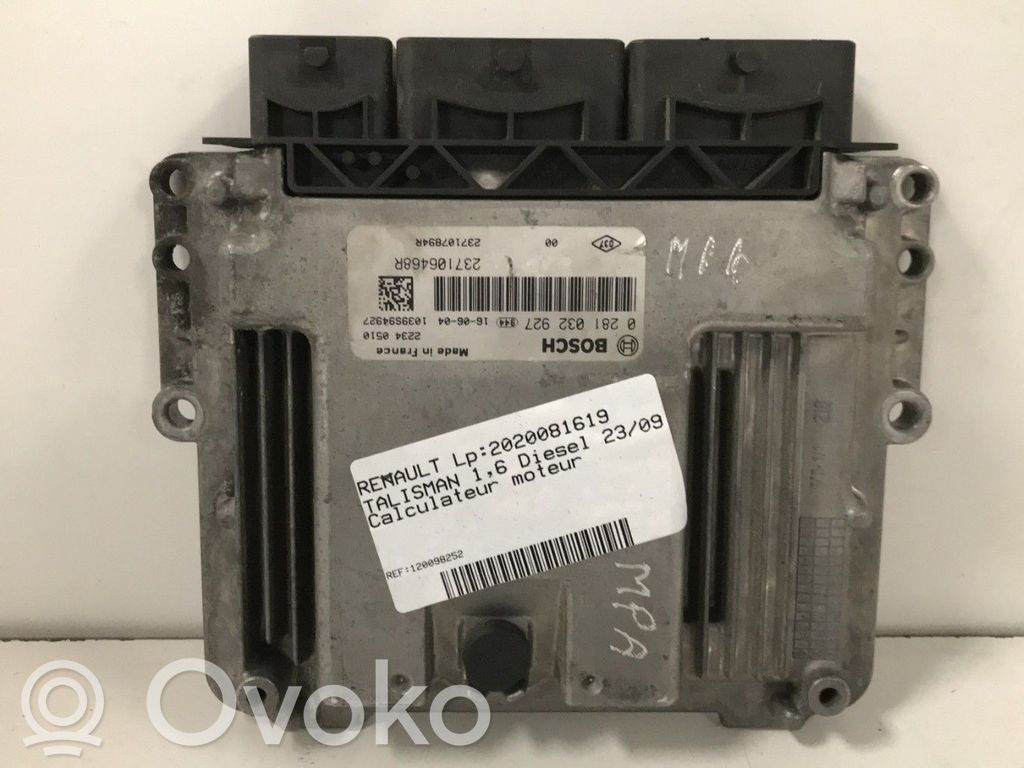 Renault Talisman Engine control unit/module 