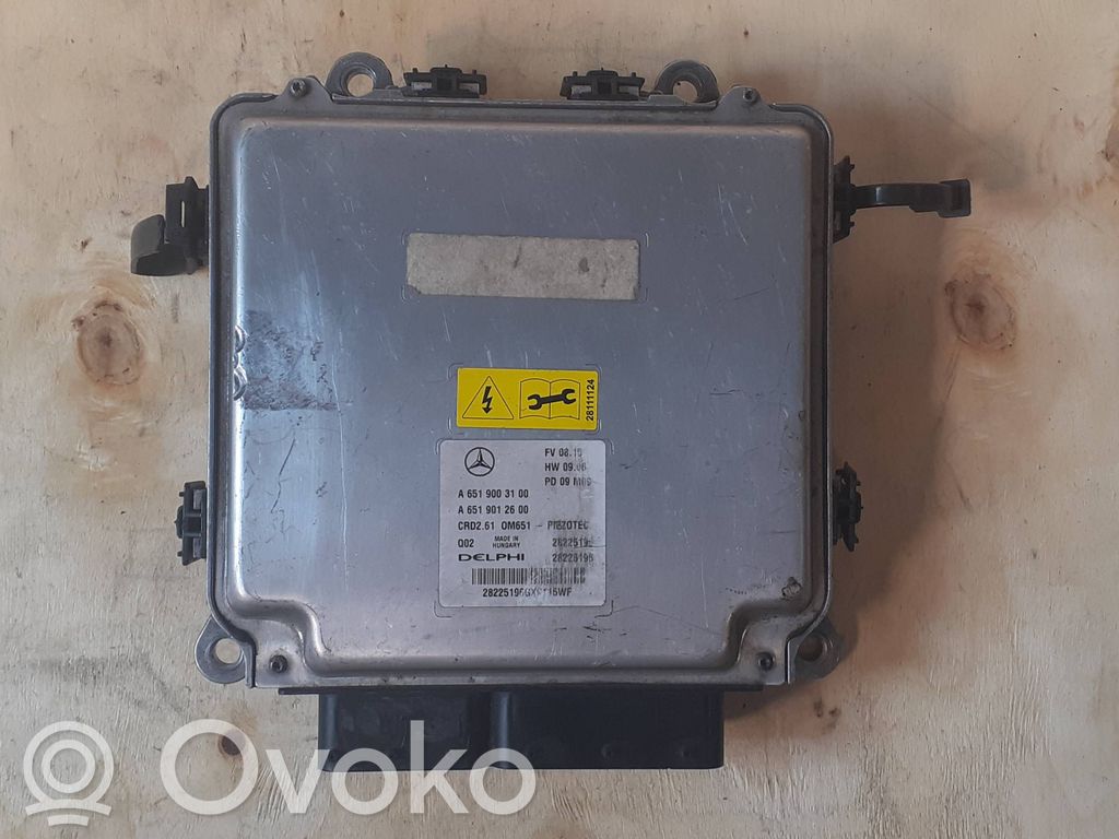 Engine control unit/module ECU   A6519003100MERC,A6519003100