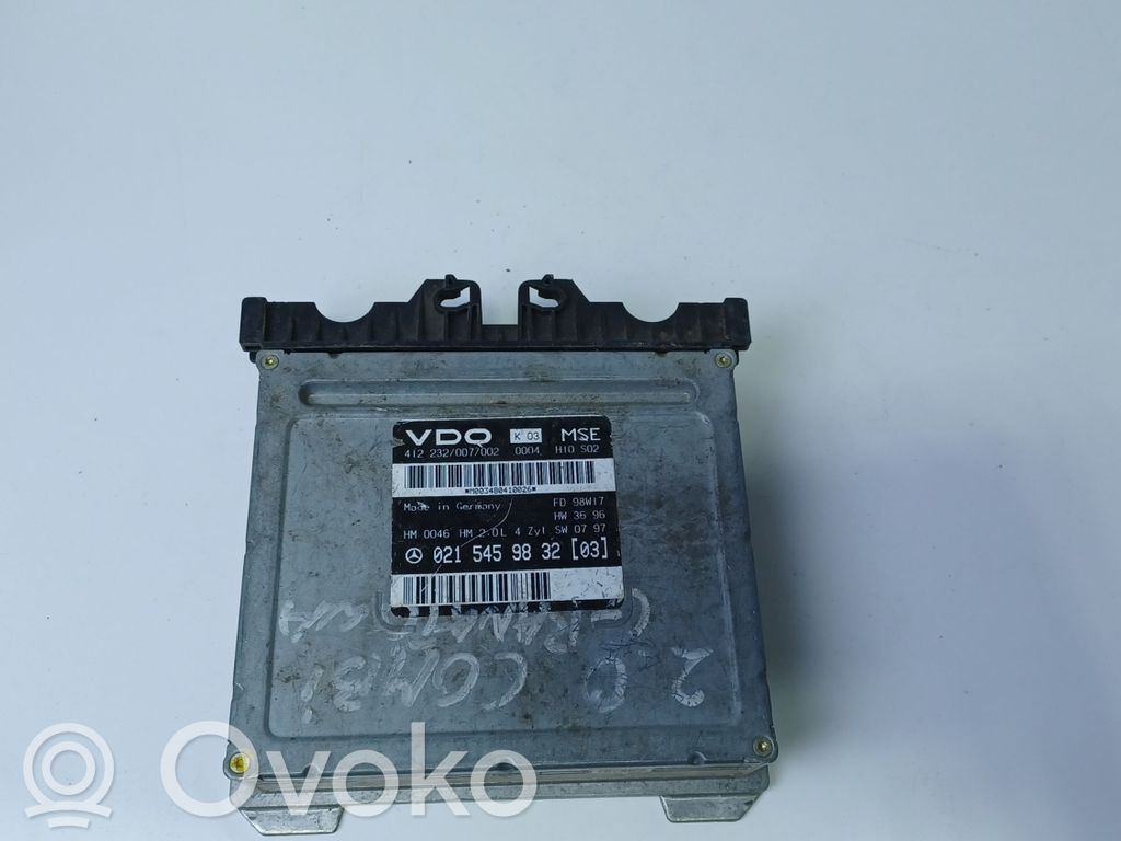 Mercedes-Benz E W210 Engine control unit/module 