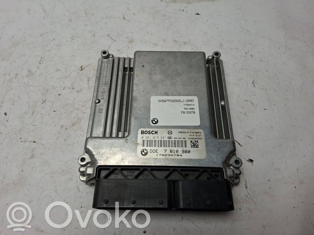 Sterownik / Moduł ECU   0281015241,170292784,7810980