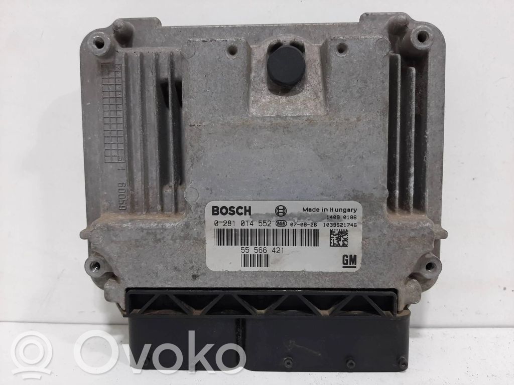 Unidad de control/módulo del motor   55566421,0281014552