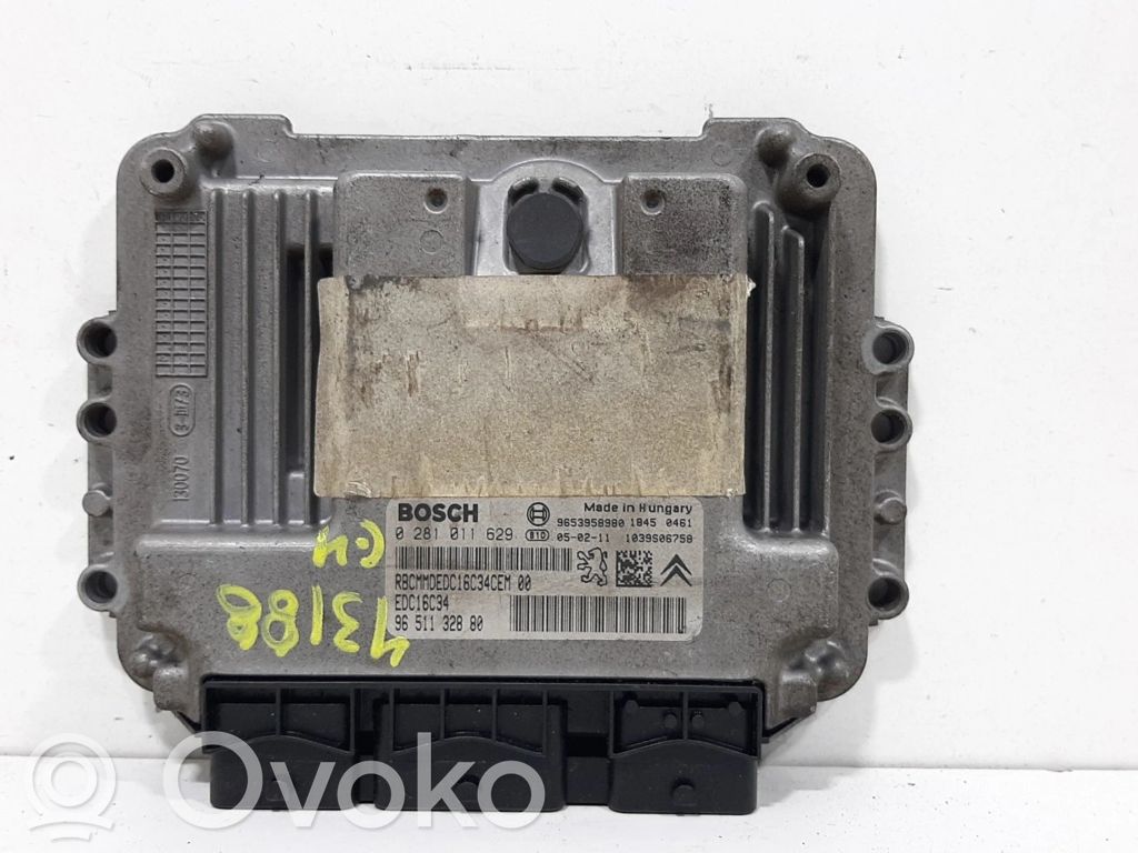Unidad de control/módulo del motor   0281011629,9651132880