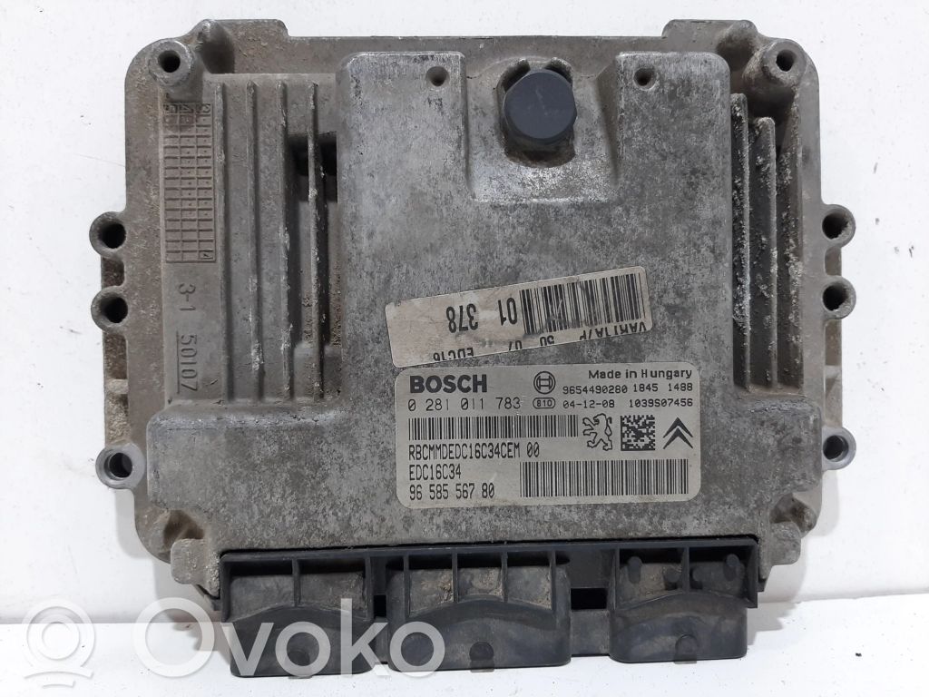 Peugeot 206 Engine control unit/module 