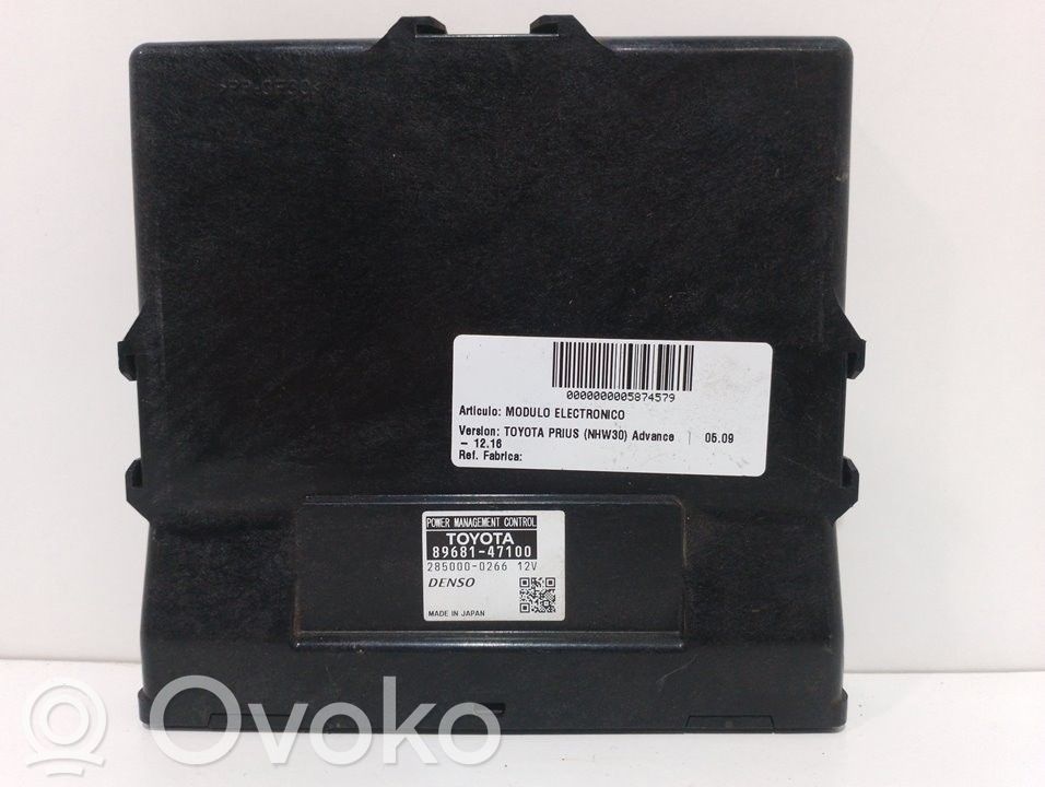 Autres unités de commande / modules   8968147100,2850000266