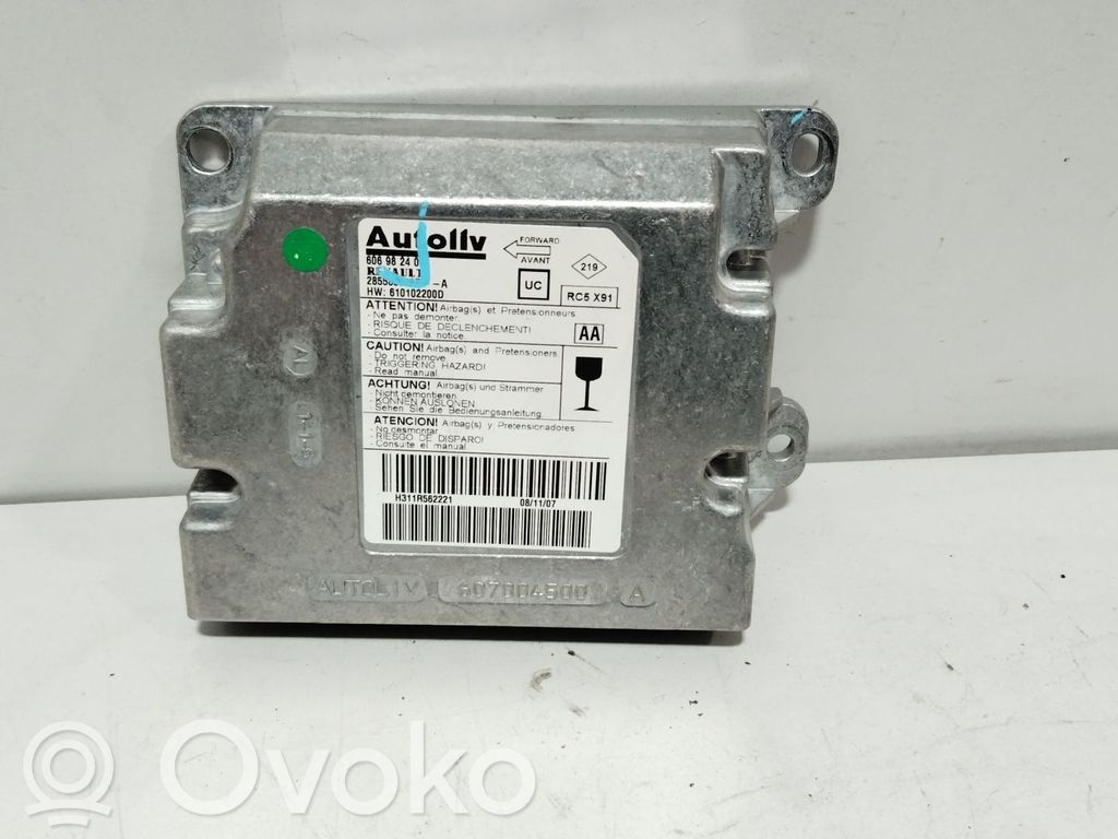 Unidad de control/módulo del Airbag   607004500