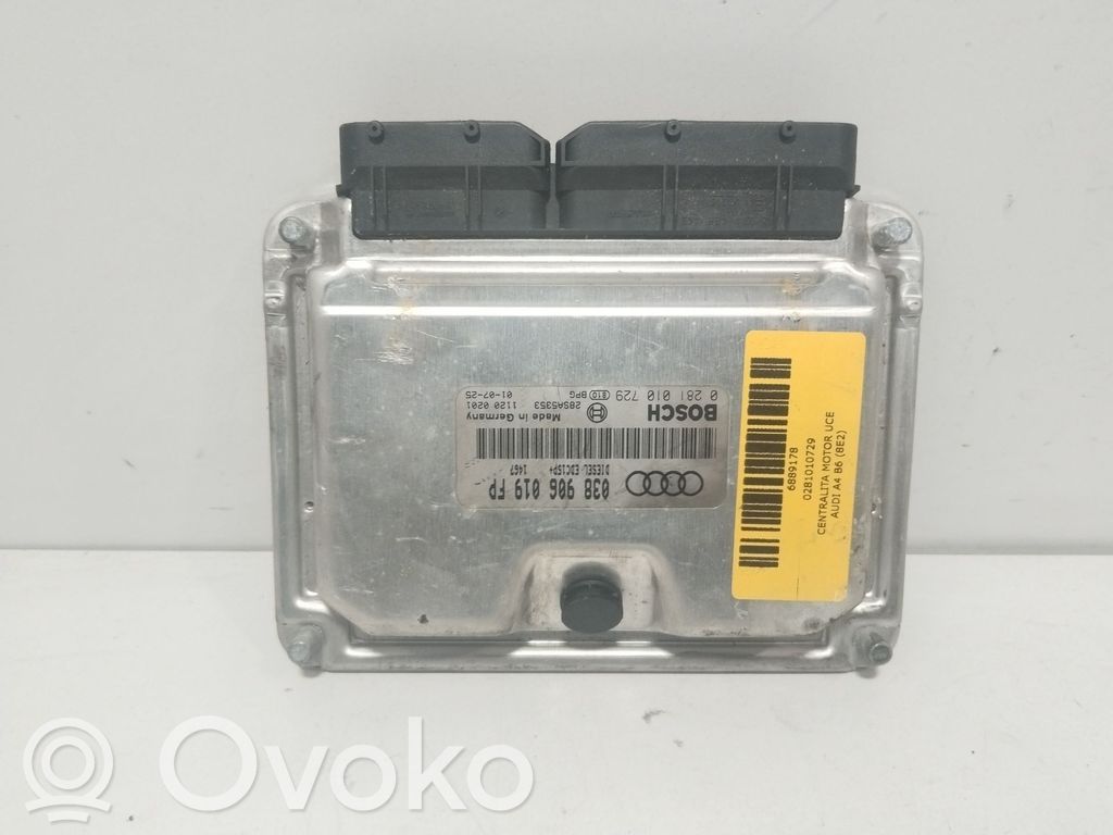 Unidad de control/módulo del motor   0281010729