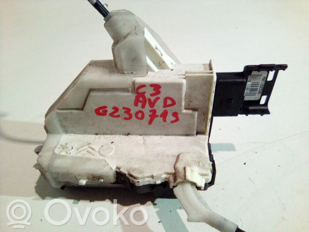 Citroen C3 Front door lock 